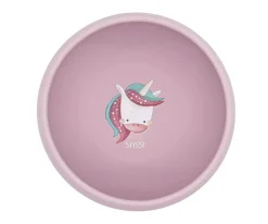 Bol con Ventosa Silicona Unicornio