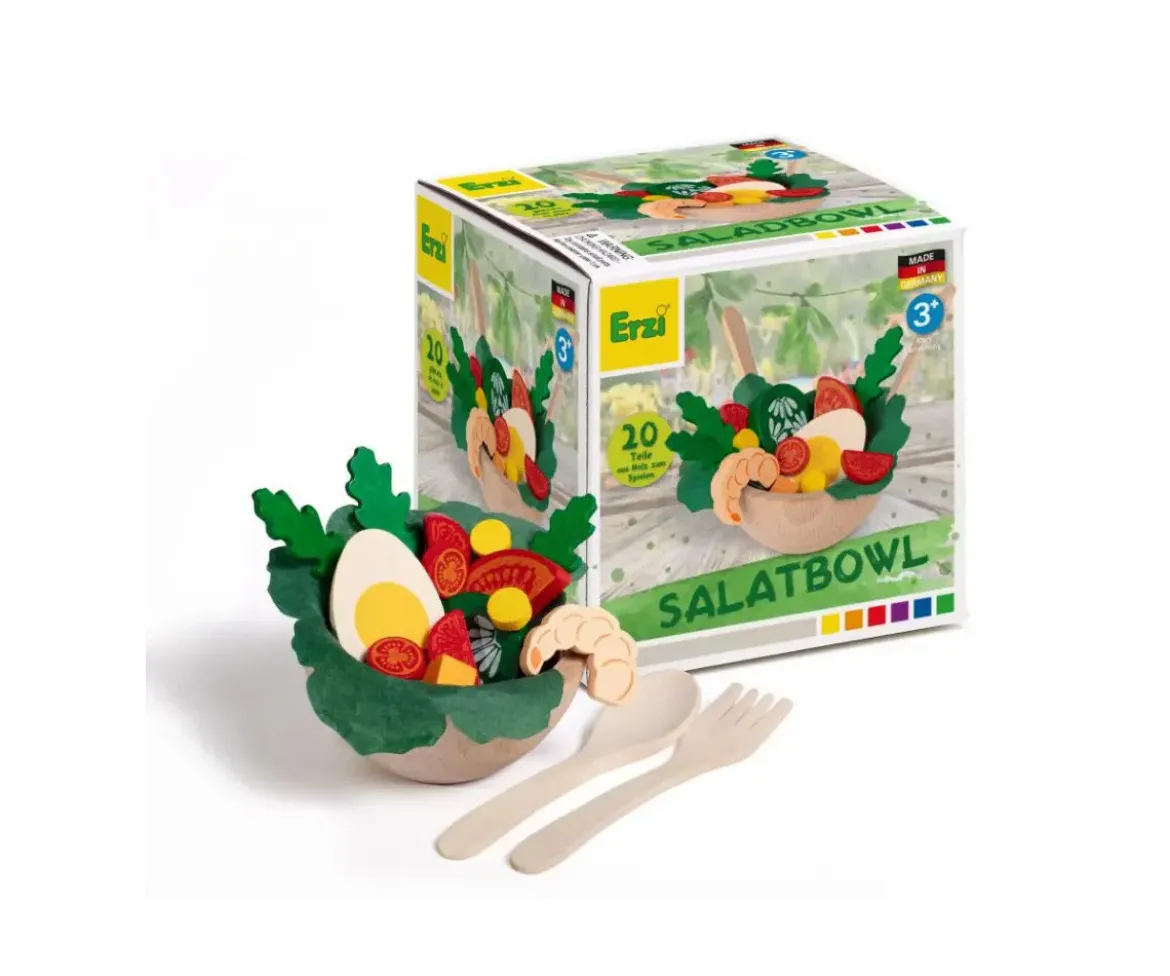 Bol de Ensalada de Madera
