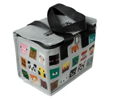 Bolsa Almuerzo Térmica Caras Minecraft Personalizable