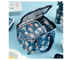 Bolsa Almuerzo Térmica Robots Personalizable