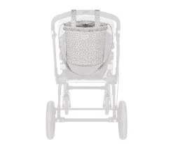 Bolsa Bucket Little Bloom Flor Gris