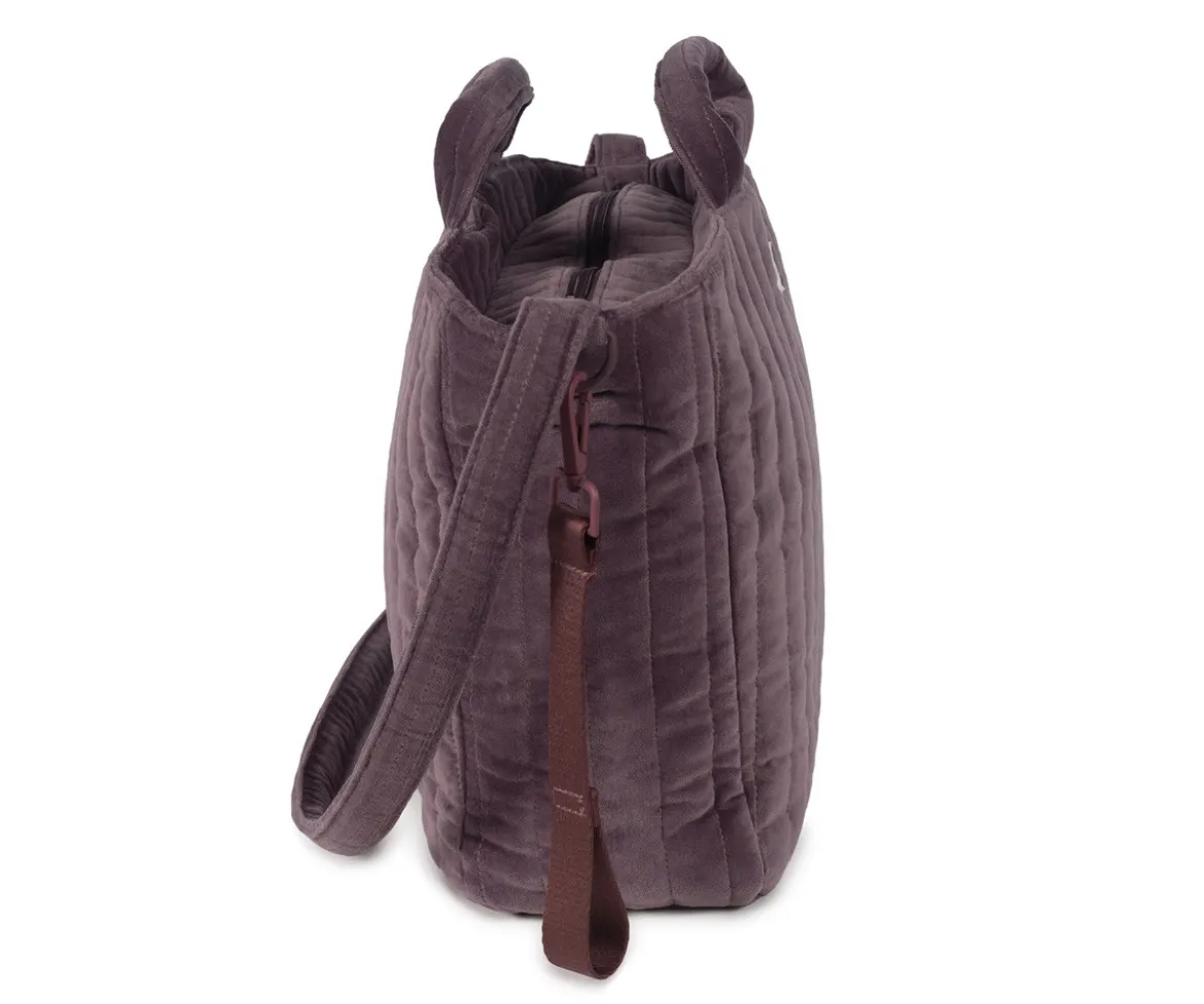 Bolsa Canastilla Cherry Velvet