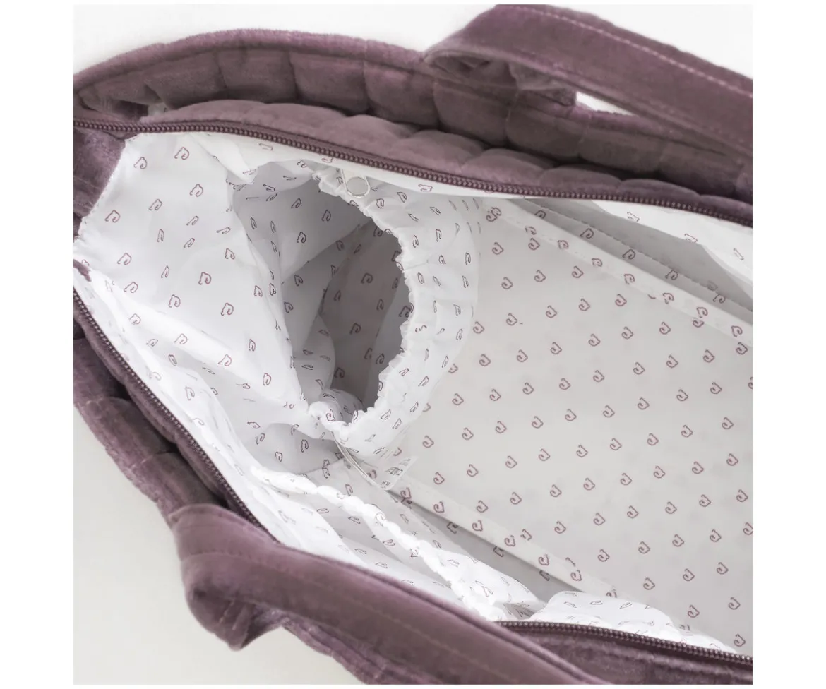 Bolsa Canastilla Cherry Velvet