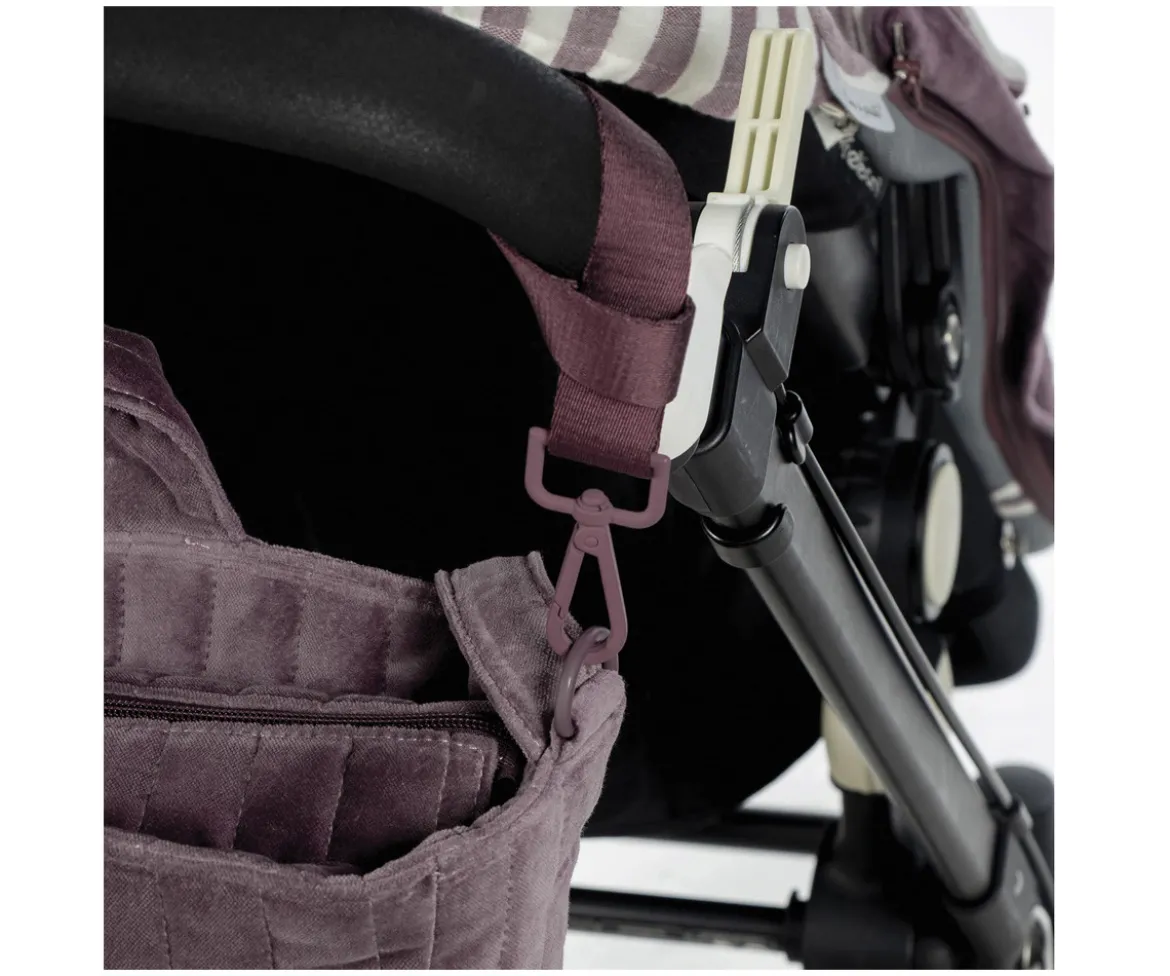 Bolsa Canastilla Cherry Velvet
