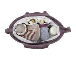 Bolsa Canastilla Cherry Velvet