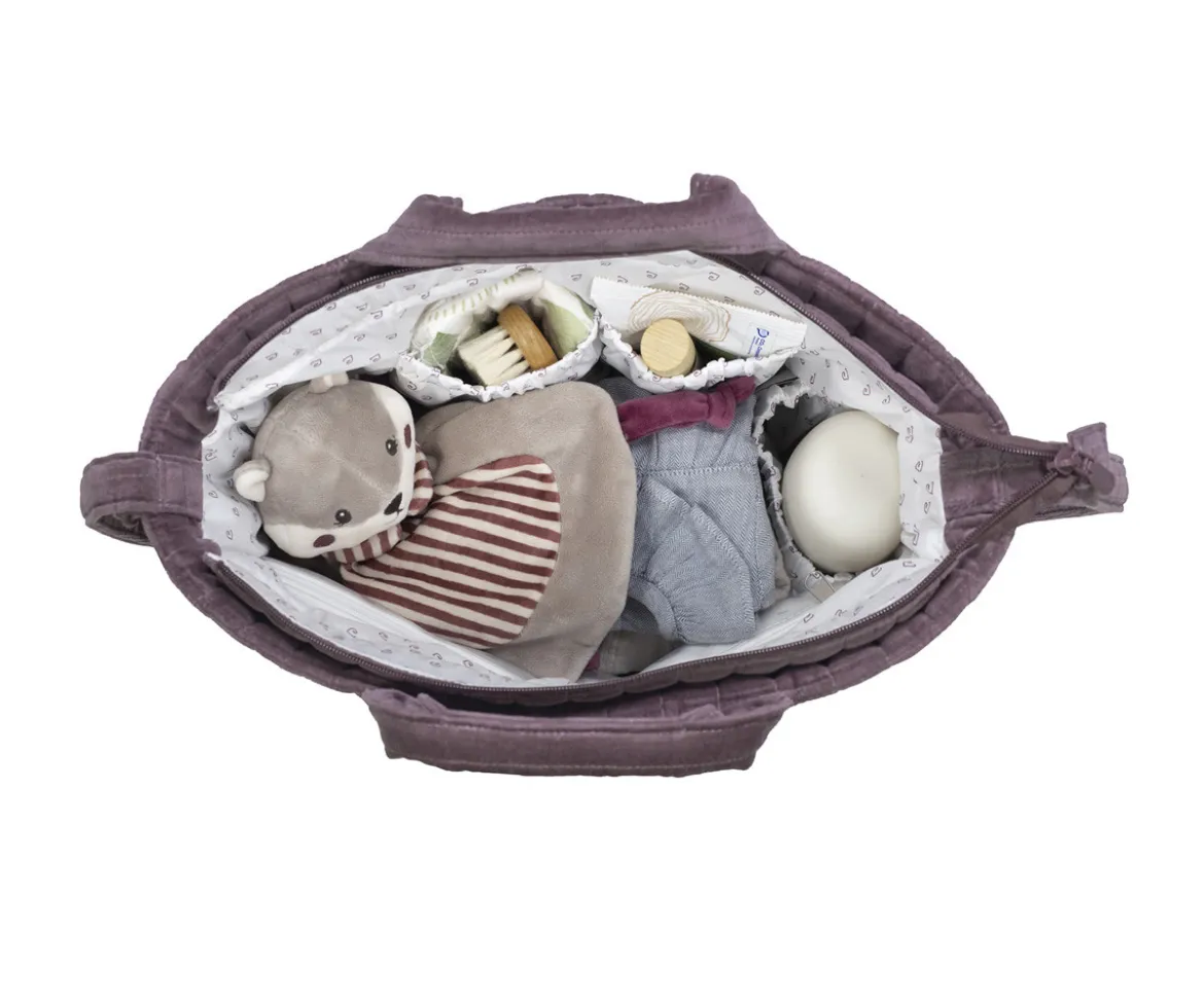 Bolsa Canastilla Cherry Velvet