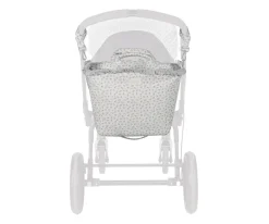 Bolsa Canastilla Little Bloom Flor Gris