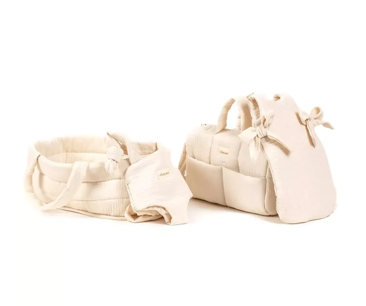 Bolsa Canastilla Putty Cotton Gauze para Muñecos