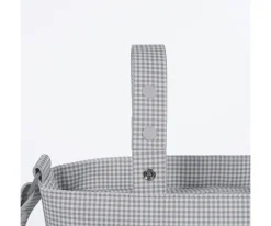 Bolsa Crossbody Piel Little Bloom Vichy Gris