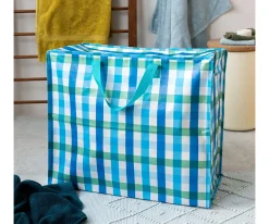 Bolsa de Almacenaje Jumbo Blue Gingham