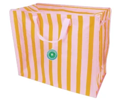 Bolsa de Almacenaje Jumbo Pink Orange Stripes