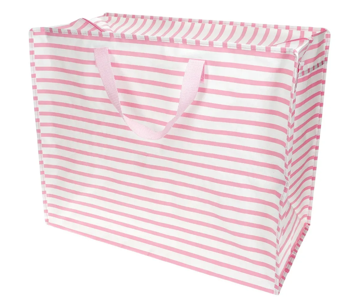 Bolsa de Almacenaje Jumbo Pink Stripes