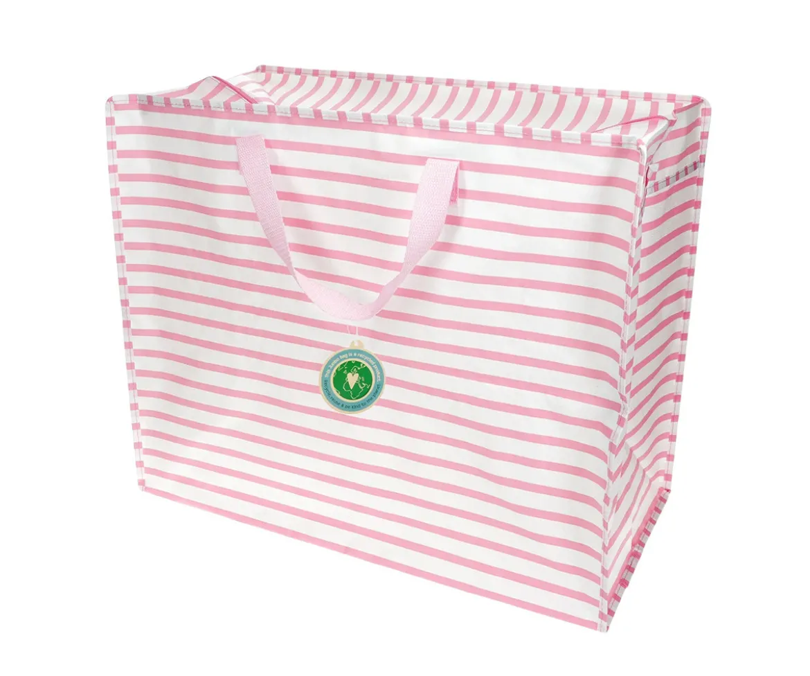 Bolsa de Almacenaje Jumbo Pink Stripes