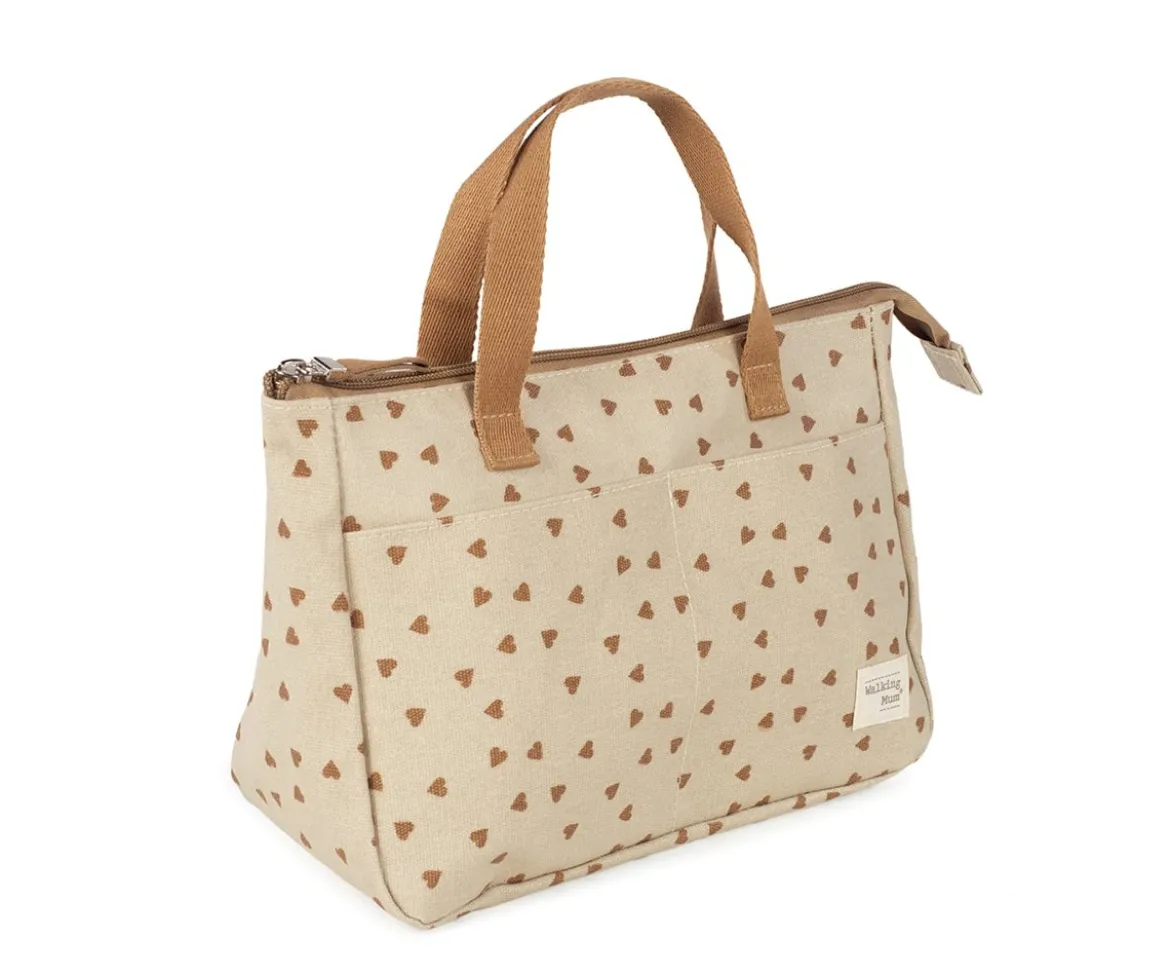 Bolsa de Aseo Corazones Poppy Canela