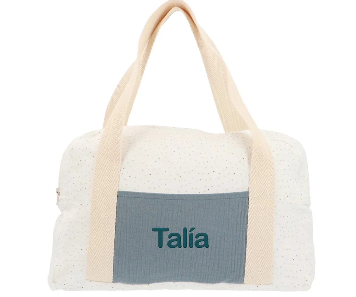 Bolsa de Deporte Rainbow Dots Azul Personalizable