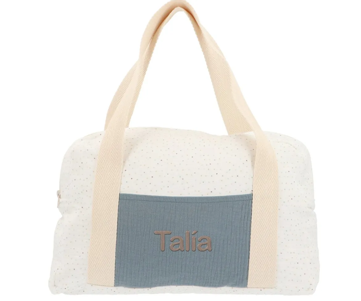 Bolsa de Deporte Rainbow Dots Azul Personalizable