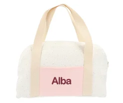 Bolsa de Deporte Rainbow Dots Rosa Personalizable