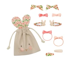 Bolsa de Pascua con 10 Accesorios de Pelo Pink
