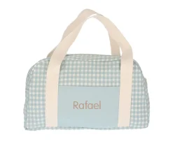 Bolsa Deporte Vichy Verde Personalizable