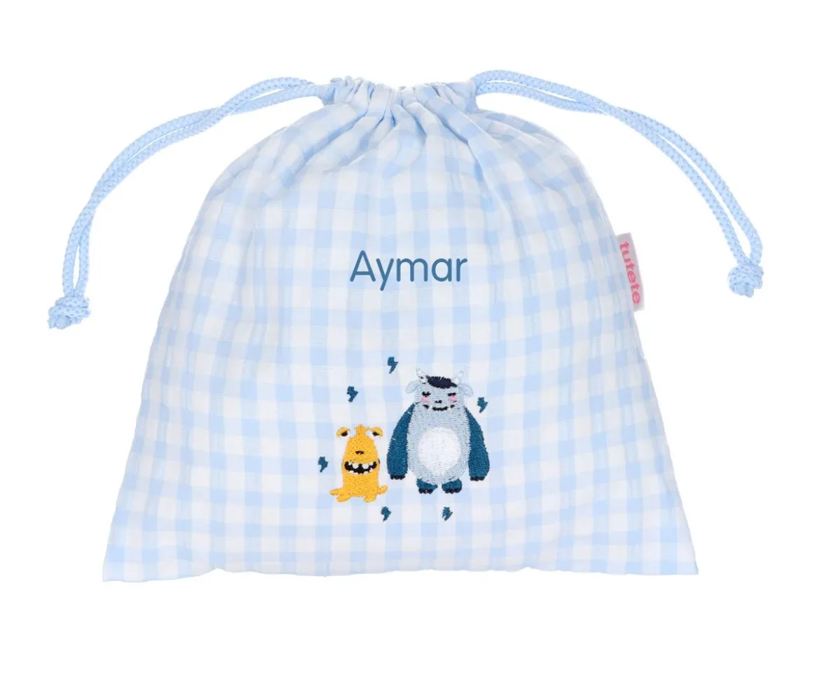 Bolsa Merienda Little Monster Personalizable