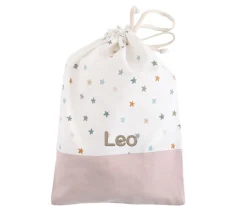 Bolsa Merienda Little Stars Pink Personalizable