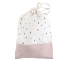 Bolsa Merienda Little Stars Pink Personalizable