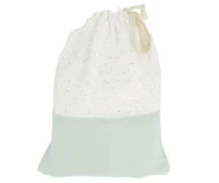 Bolsa Merienda Rainbow Dots Verde Personalizable