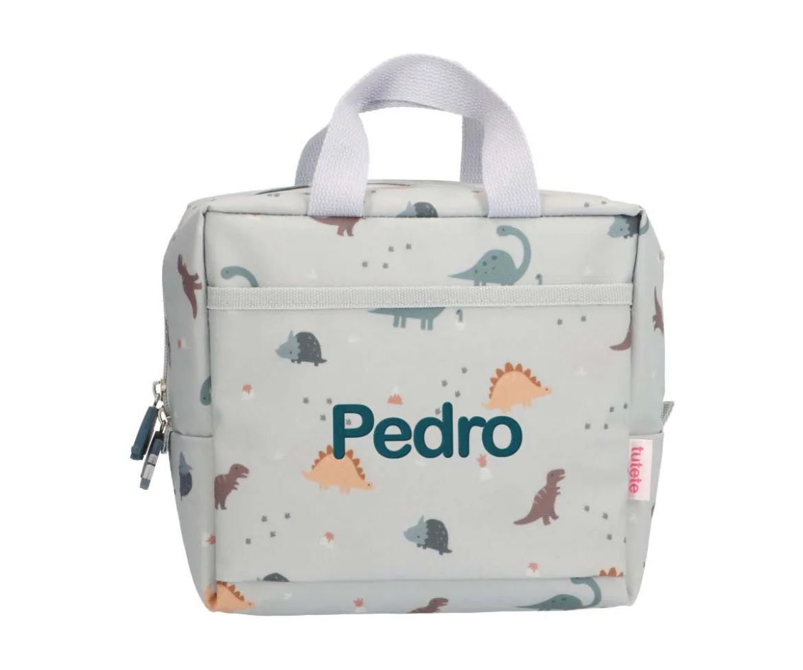 Bolsa Merienda Térmica Dinos World Personalizable