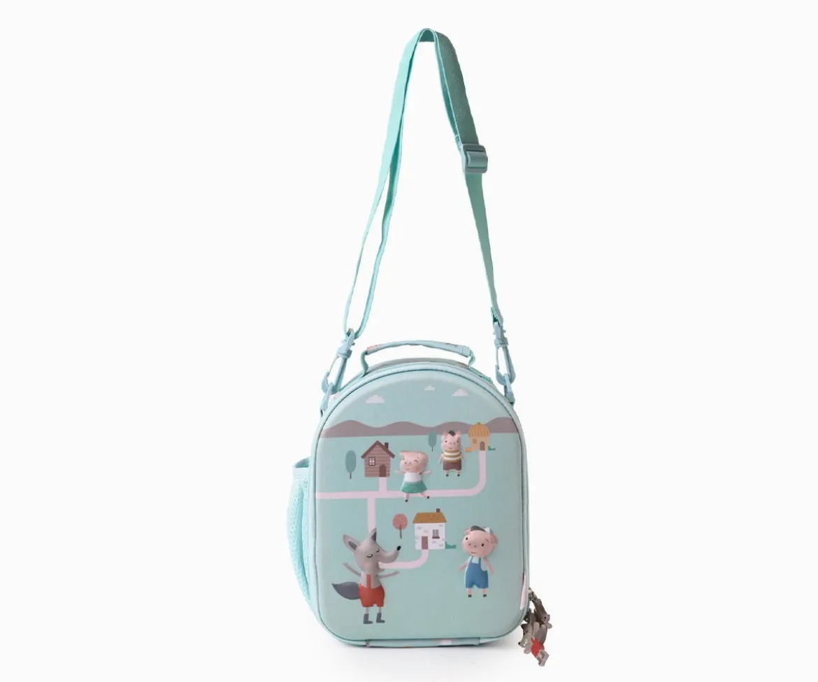 Bolsa Merienda Térmica 3D The Three Little Pigs Personalizable