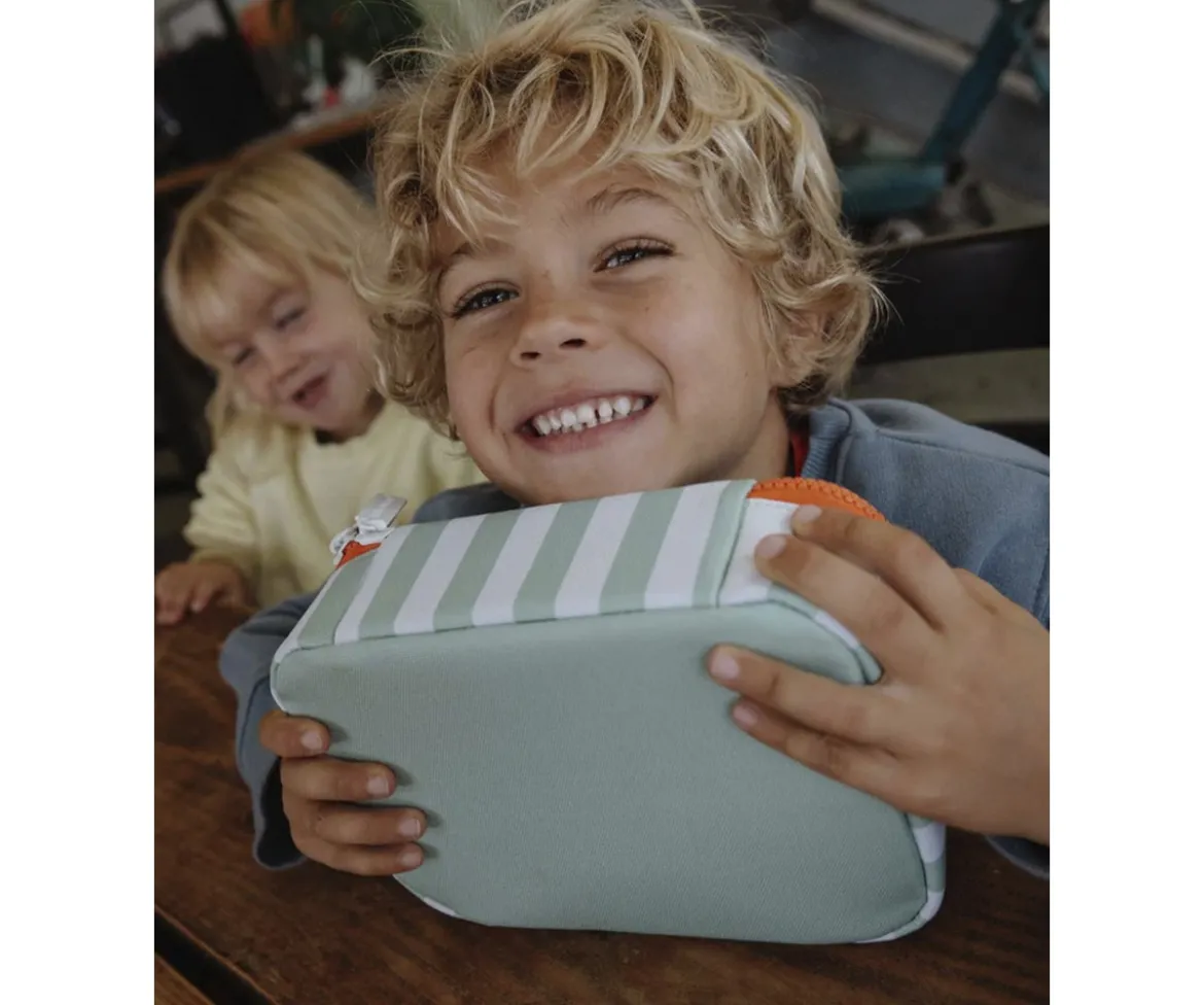 Bolsa Merienda Térmica Green Stripes