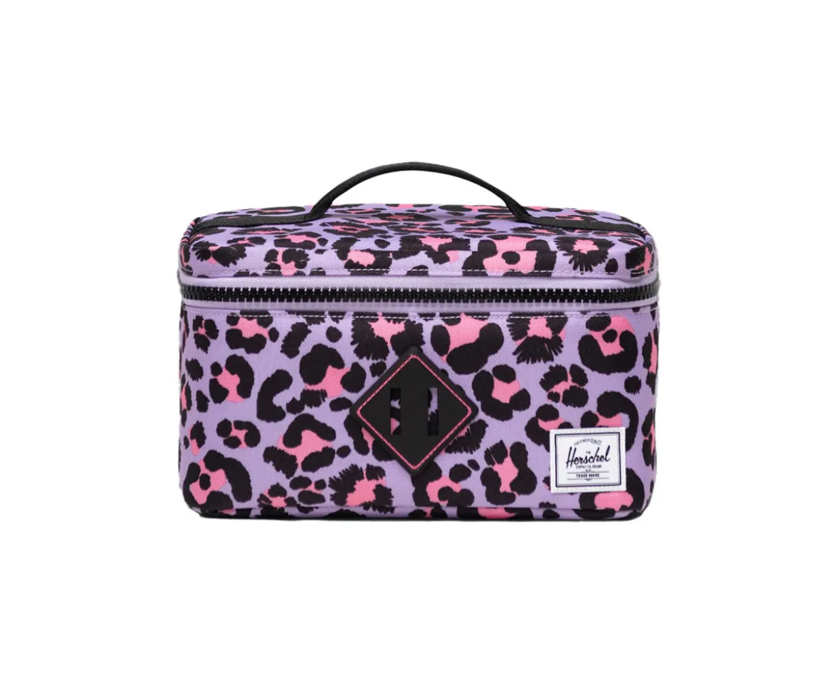 Bolsa Merienda Térmica Little Herschel Heritage Leopard Sachet Pink