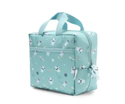 Bolsa Merienda Térmica Pandas in Space Personalizable