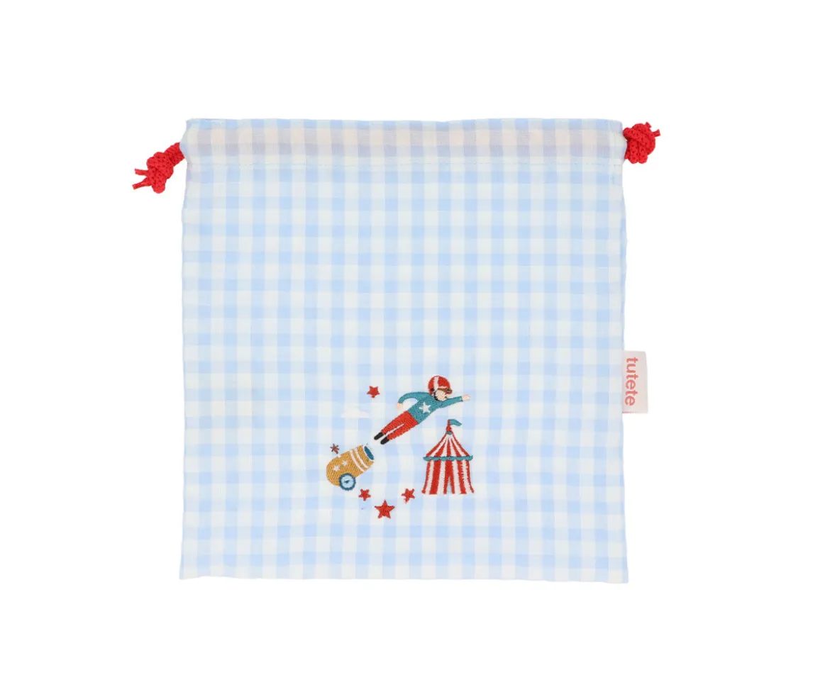 Bolsa Merienda Vichy Circus Show Personalizable