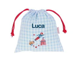 Bolsa Merienda Vichy Circus Show Personalizable
