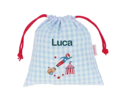 Bolsa Merienda Vichy Circus Show Personalizable