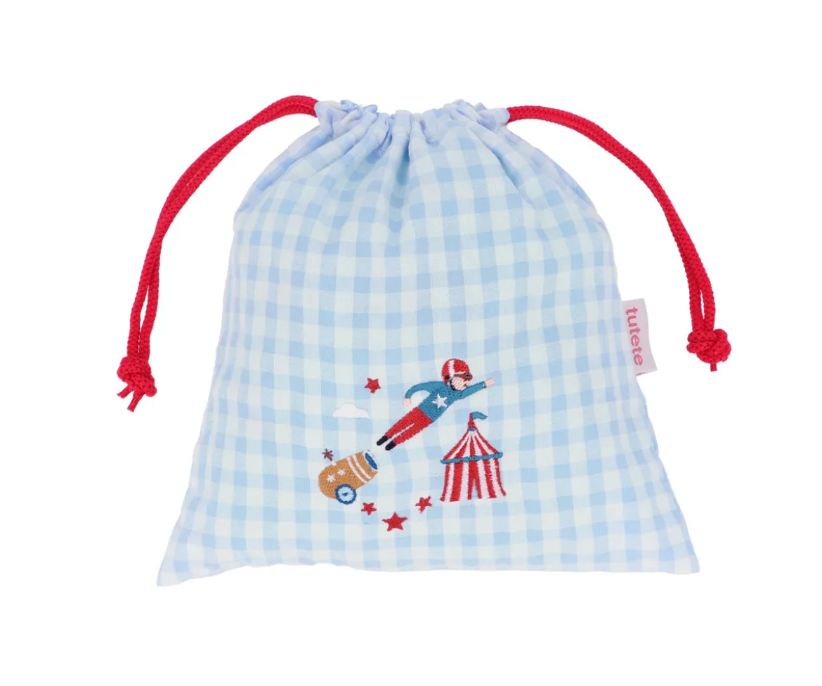 Bolsa Merienda Vichy Circus Show Personalizable