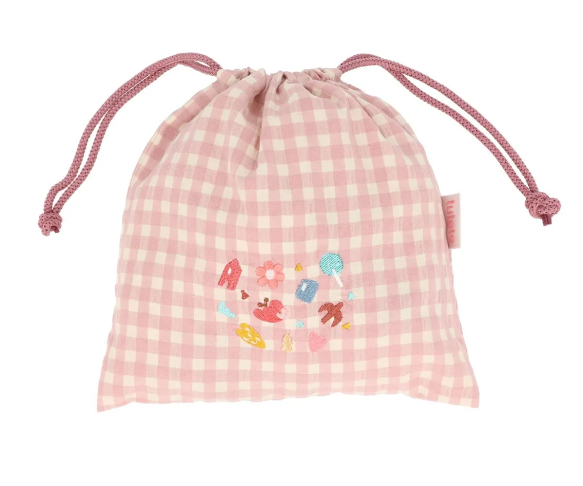 Bolsa Merienda Vichy Geometric Nature Personalizable
