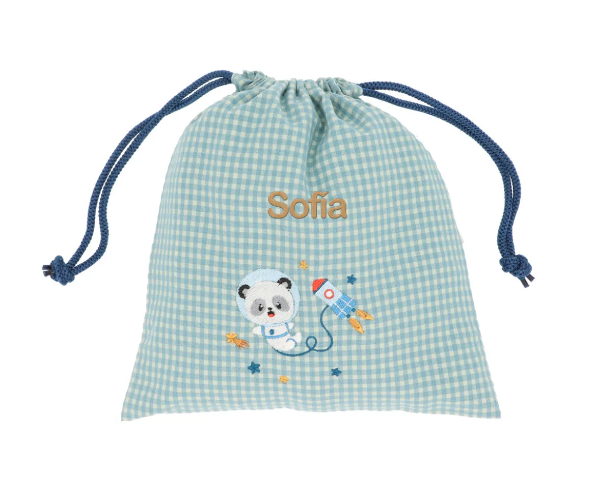 Bolsa Merienda Vichy Pandas in Space Personalizable