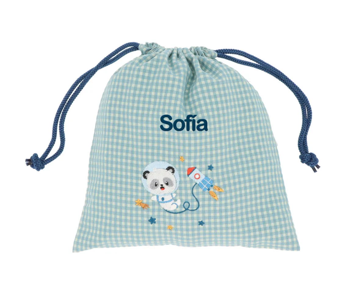 Bolsa Merienda Vichy Pandas in Space Personalizable