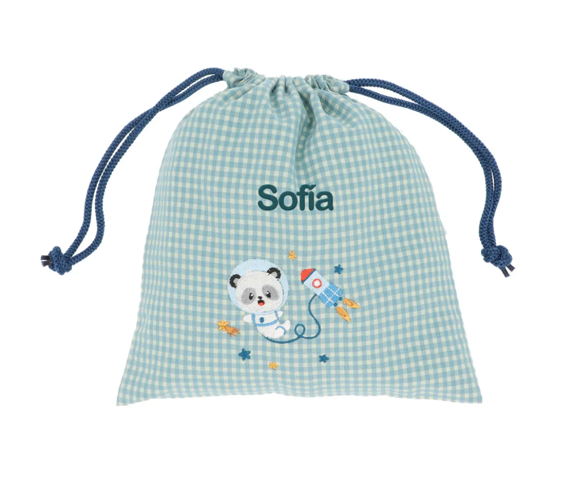 Bolsa Merienda Vichy Pandas in Space Personalizable