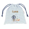 Bolsa Merienda Vichy Planes Personalizable