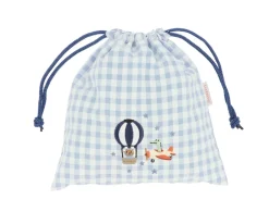 Bolsa Merienda Vichy Planes Personalizable