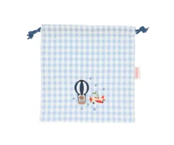 Bolsa Merienda Vichy Planes Personalizable