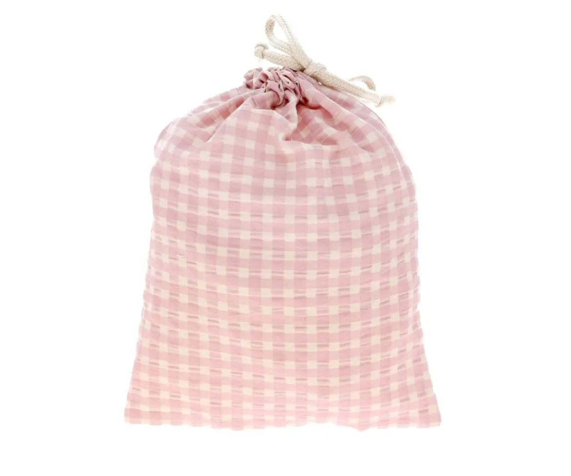 Bolsa Merienda Vichy Rosa Personalizable