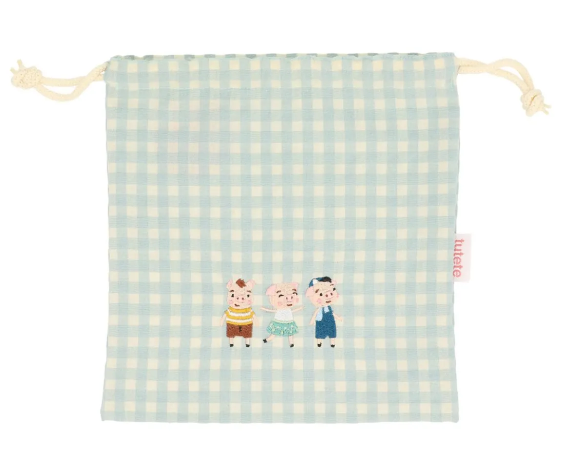 Bolsa Merienda Vichy The Three Little Pigs Personalizable