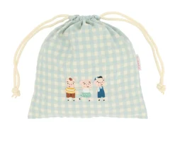 Bolsa Merienda Vichy The Three Little Pigs Personalizable