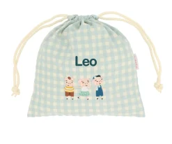 Bolsa Merienda Vichy The Three Little Pigs Personalizable