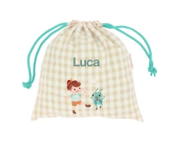 Bolsa Merienda Vichy The Wooden Boy Personalizable