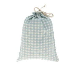 Bolsa Merienda Vichy Verde Personalizable