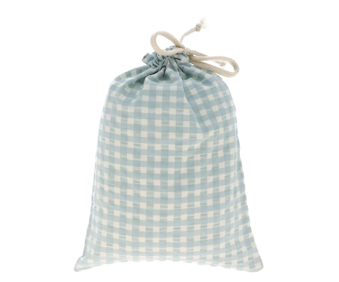 Bolsa Merienda Vichy Verde Personalizable